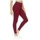 thumbnail image 1 of Leggings moldeadores muy elásticos: cintura alta, compresión y realce de glúteos, control del abdomen sin costuras, bolsillos ocultos, para deporte y uso diario, 1 of 5
