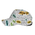 thumbnail image 5 of Balery Hello Baseball Cap For Women Men,Adjustable Size For Running Workouts And Outdoor Activities All Seasons, 5 of 9