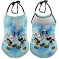 thumbnail image 6 of Cuphead Mugman Children's One-piece Swimwear Halterneck Swimsuit Summer Beach Girl's Bathing Suits Breathable Beachwear, 6 of 7