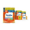 Similac Sensitive Powder Baby Formula, 29.8-oz Can, Pack of 6