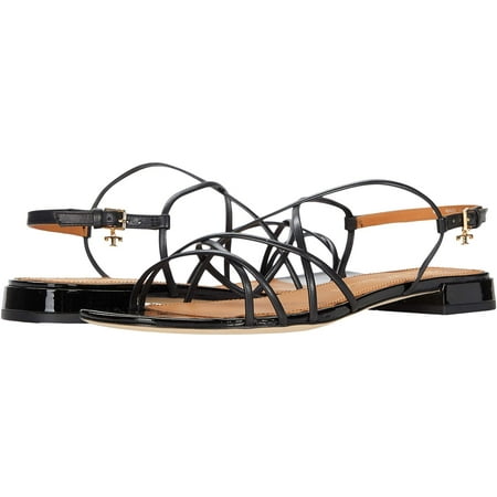 Tory Burch Womens Penelope 15 MM Black Leather Flat Sandals | Walmart Canada