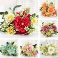 thumbnail image 2 of OUSITAID 1Pcs Artificial Flower Vivid Ornamental Durable No Wither Clear Texture Simulation Dahlia Home Decor, 2 of 10
