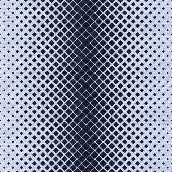 Ahgly Company Indoor Square Patterned Heavenly Blue Area Rugs, 7' Square