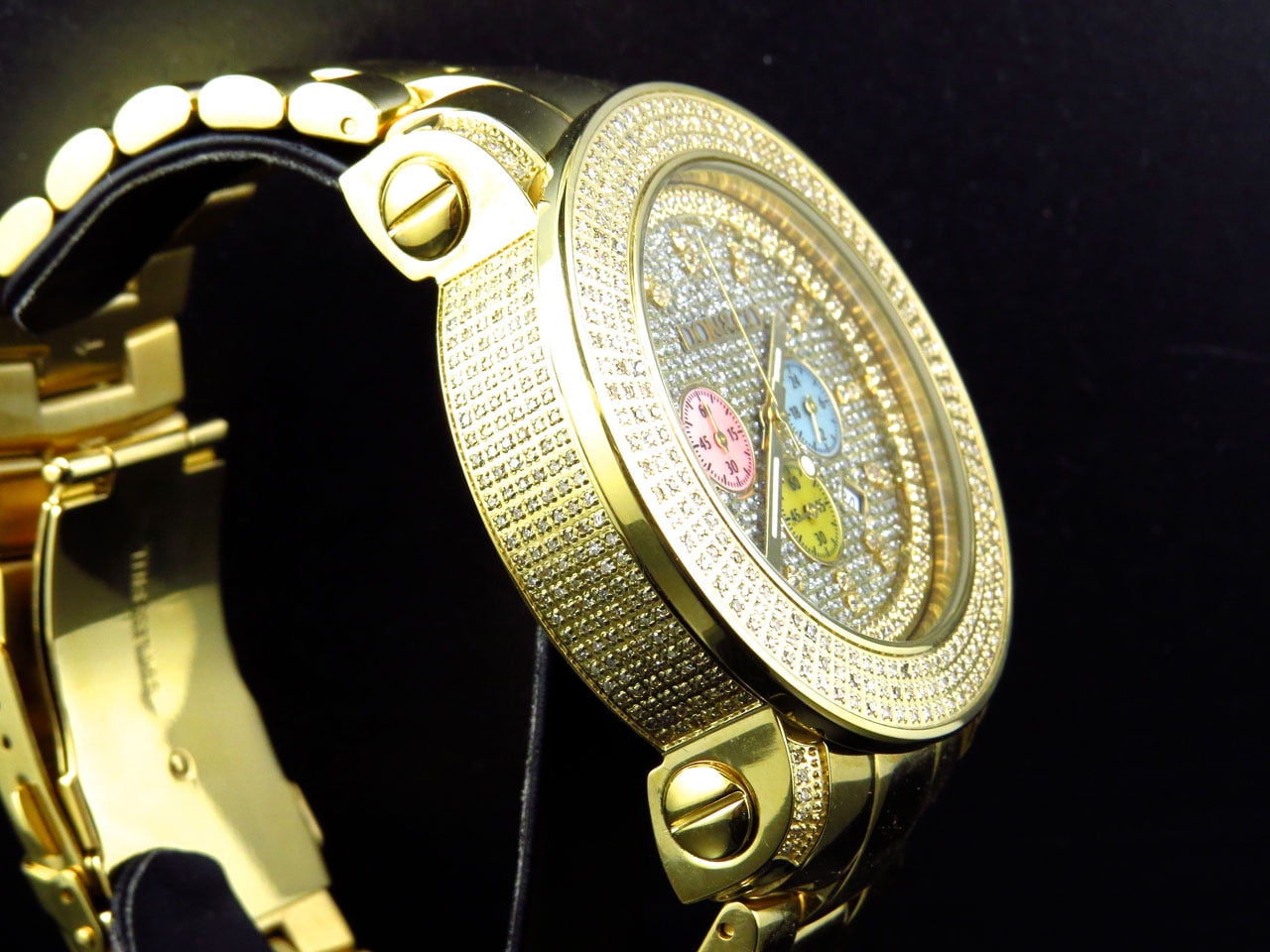 Chrono Full Case Diamond Watch R8079 12.5 Ct Walmart
