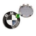 thumbnail image 3 of 2pcs Wheel Hub Caps Compatible With Bmw - Diamater 68mm/2.6 Inch Abs Aluminum Car Rim Wheel Center Hub Caps Cover, 3 of 4