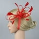 thumbnail image 3 of Tocado de novia para boda, broche, alfiler, accesorio para el cabello (rojo), 3 of 5
