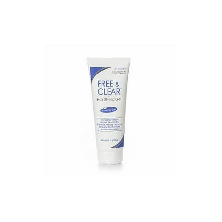 Free & Clear Hair Styling Gel For Sensitive Skin & Scalp - 7 (Best Lace Wig Glue For Oily Skin)