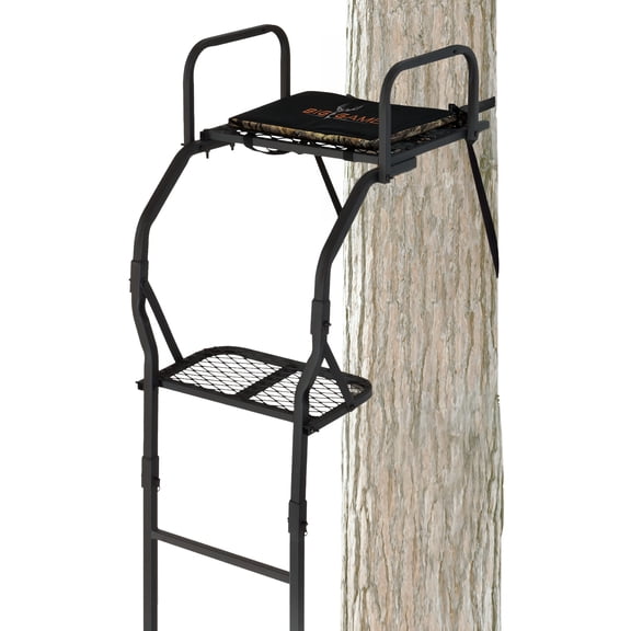 Big Game The Warrior Pro 1 Person Deer Hunting Ladder Climbing Tree Stand