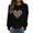 Z0F-Black, variant on Hoodies for Women Pattern Letter Printing Pullover Sweatshirt Pullover Oversized Hoodie Fashion Blouse Long Sleeve Shirt Hoodless Zip up track Jackets with Pocket Pink, XL