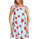 thumbnail image 1 of Easygdp Strawberry para Vestido Transpirable de Mujer, Vestido Suelto de Manga Corta con Pliegues y Bolsillos para el Verano, 1 of 7