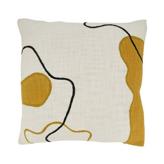 Artistic Flair Abstract Throw Pillow Cover