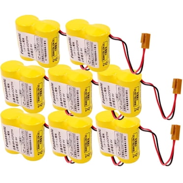 Exell Lithium PLC Computer Backup Battery, Replaces Cutler Hammer A06B-0168-D111, Eternacell B9712T, And GE Fanuc Automation 90-20 (3.6 Volts