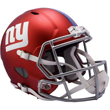 Riddell New York Giants Blaze Revolution Speed Full-Size Replica Football Helmet - Fanatics Authentic Certified
