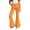 #01-Orange, variant on uniform Pants for Girls 10-12 Flare Dress Pants Flare Pants High Waisted School Uniform Pant Bell Bottom Leggings with Pockets Back To School Clothes Beige