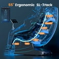 thumbnail image 4 of Upgo 4D Massage Chair with APP Control,55" SL Track,3 Zero Gravity Modes,Leather, 4 of 10