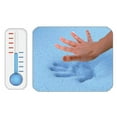 thumbnail image 3 of ViscoLogic Gel Memory Foam Mattress Topper with Bamboo Fibre Washable Cover, 2 Inch Twin Topper, 3 of 3