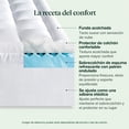 thumbnail image 3 of Zinus Sobrecolchon Lavable de Espuma y Diseño Perfilado de Memory Foam 7.5cm King Size y espuma Open Cell con Base de 2.5 cm de grosor, Cooling, Firmeza Media. Certificación CertiPUR y OEKO TEX., 3 of 7