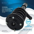 thumbnail image 3 of Detroit Axle - Front Passenger Side Strut w/Coil Spring Replacement for Chrysler 300M Concorde Intrepid LHS Dodge Intrepid Fits select: 1998-2001,2003-2004 CHRYSLER CONCORDE LXI, 3 of 7