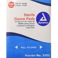 thumbnail image 4 of 6 Pack - Dynarex Gauze Pads Sterile 3x3 12PLY 100 ea, 4 of 8