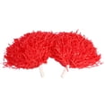 thumbnail image 1 of Accesorio deportivo para disfraz de fiesta de porristas con pompones de porristas (rojo), 1 of 2