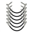thumbnail image 1 of 6pcs Guitar Effects Instrument Connection Cable 15cm 1/4inch Guitar Effects Instrument Connection Cable, 1 of 6
