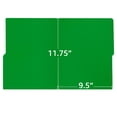 thumbnail image 4 of UOFFICE File Folder Letter Size 1/2 Cut Tab 100 Count, 1 Pack, Deep Green, 4 of 9