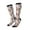 3 Black, variant on Women Crew Soft Moisture-wicking Socks Colourful Horses Pattern Design Cotton Socks, One Size fit All