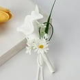 thumbnail image 4 of Dainty Calla Lily Flower Brooches Pins for Women Men Wedding Corsage Pink White Flowers Brooch Lapel Pin Suit Collar Dress Accessories Fashion Floral Jewelry for Party, 4 of 12