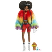 Barbie Extra Fashion Doll 5-Pack with 6 Pets & 70 Styling Pieces, Clothes & Accessories