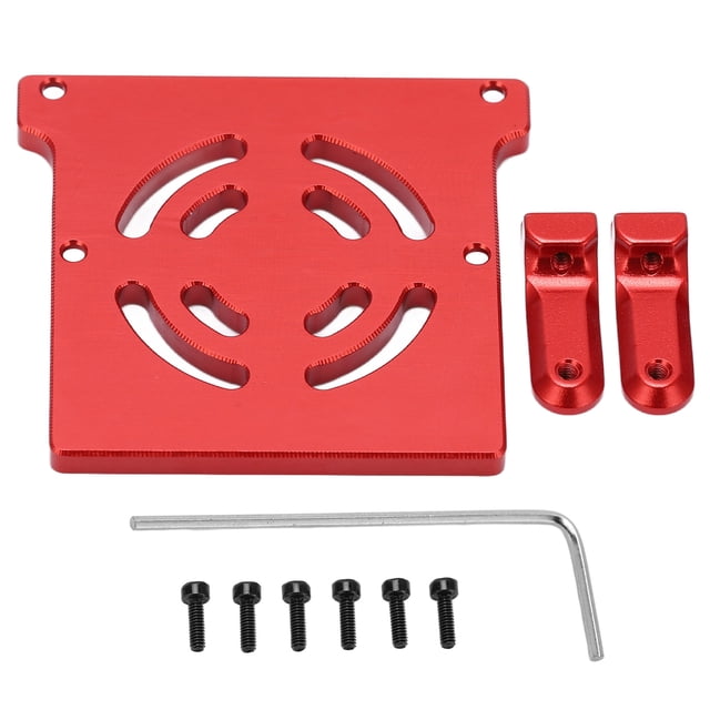 Estante De Recepción De Aleación De Aluminio, Estante De Recepción Fresco Para Axial SCX24 AXI90081 1/24 ANGGREK Rojo