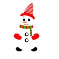 thumbnail image 2 of LEFTHIGH Home Christmas Snowman Expression Magnetic Refrigerator Sticker Holiday Decoration DIY Garage Door Wall Sticker Birthday Gifts, 2 of 6