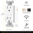 thumbnail image 6 of GE myTouchSmart Wi-Fi Smart Outlet Receptacle, 40795-S1, White and Light Almond, 6 of 12