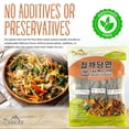 thumbnail image 6 of APEXY Sweet Potato Glass Noodles, Japchae Noodles, Korean Vermicelli Pasta, Fat-free and Gluten-free, 100% Sweet Potato Starch, No Additive, No Alum inside, 24oz (680g), 6 of 7