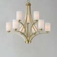 thumbnail image 2 of 20036SWSBR Maxim Lighting Deven - 9 Light 2-Tier Chandelier In Modern Style-32 Inches Tall and 32 Inches Wide-Satin Brass Finish    -Traditional, 2 of 5