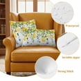 thumbnail image 6 of Lemon Eucalyptus Outdoor Pillow Covers 26x26 Set of 2,Waterproof Patio Throw Pillowcase Protectors,Farm Flower Fruit Country Boho Summer Decorative Pillow Shams Cushion Covers for Seat Bed Couch Sofa, 6 of 8