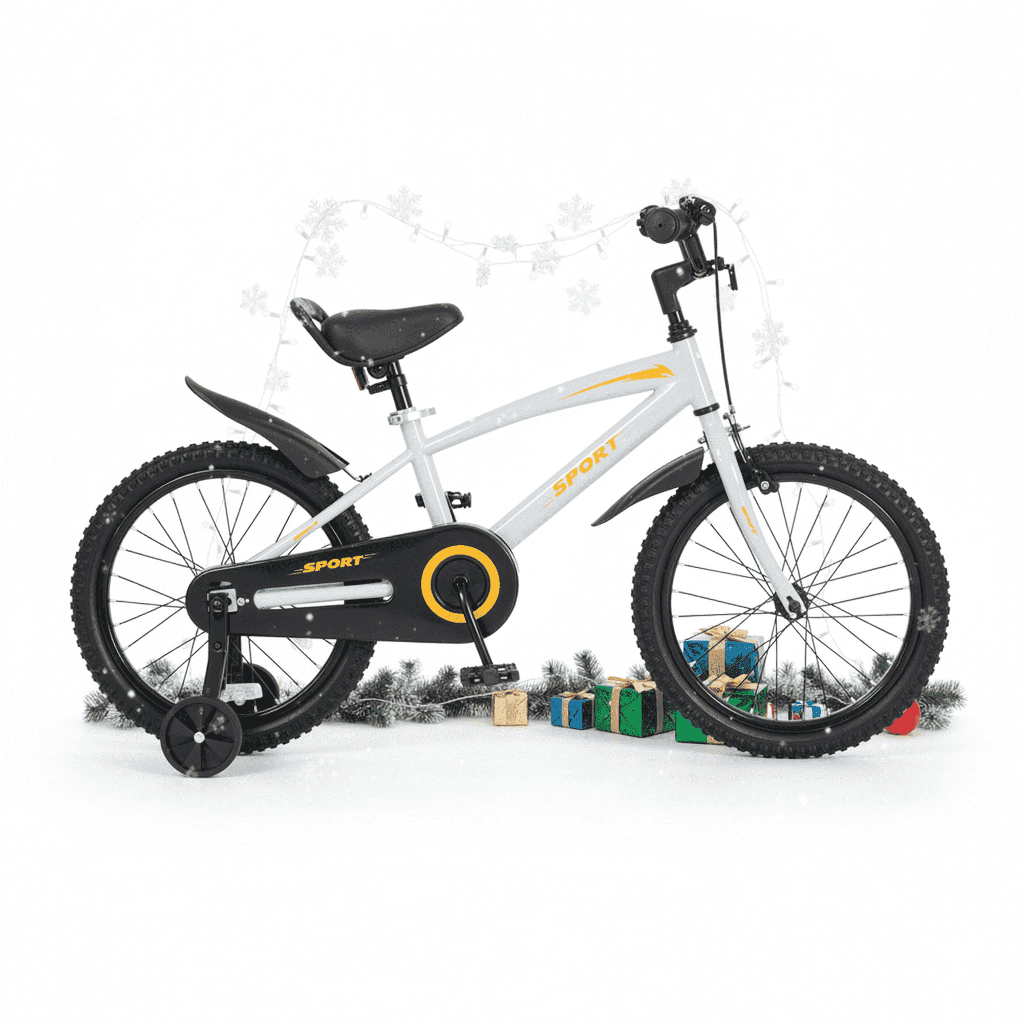 シュウイン １６インチ　Ｖブレーキ Schwinn Snap 16 inch Boys Kids Bike with Training Wheels, Ages 3-7