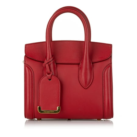 

Women Pre-Owned Authenticated Alexander McQueen Heroine Satchel Calf Leather Red