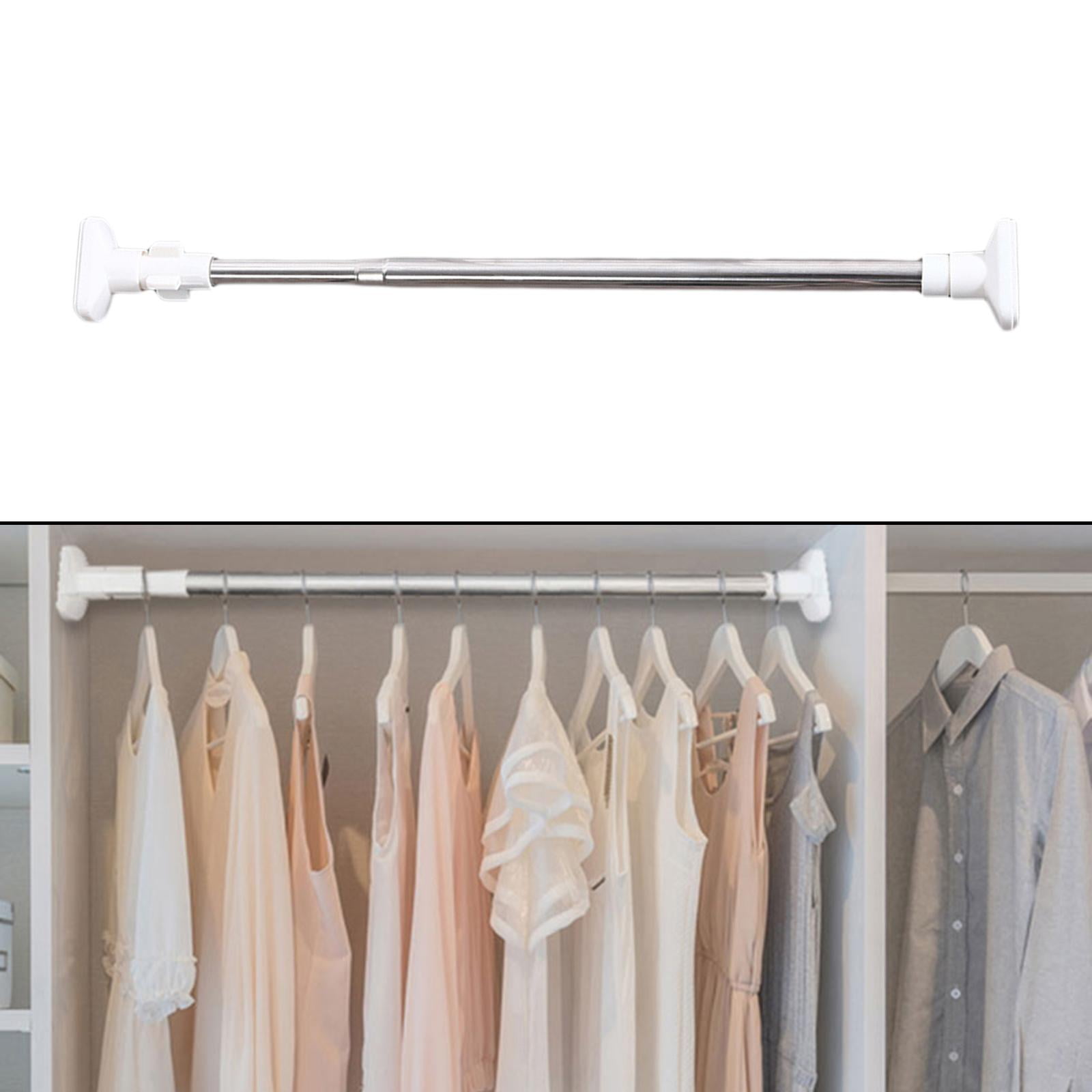 Spring Tensions Rod Adjustable Spring Steel Cupboard Bars Tension Curtain Rod for Windows