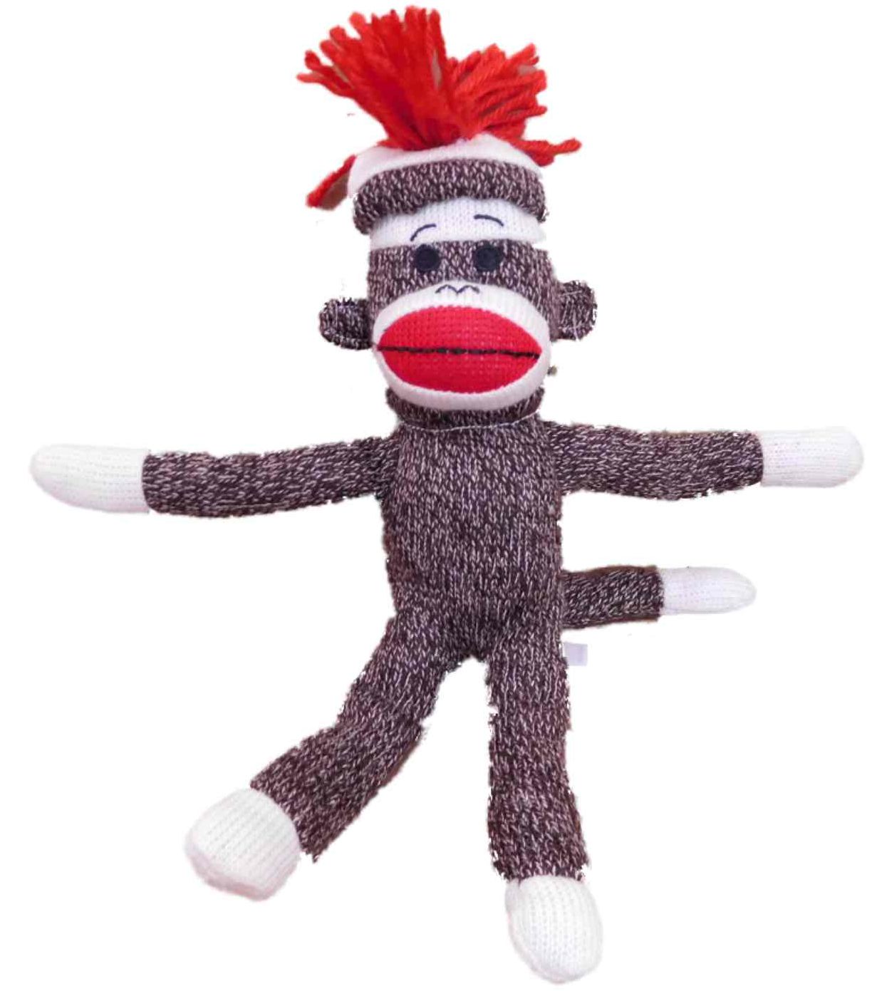 sock monkey stuffed animal