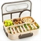 thumbnail image 2 of Bento Box para Adultos, Lonchera para Niños, Lonchera de 4 Compartimentos, Resistente A Caídas, Apta para Lavavajillas, Lonchera con Utensilios., 2 of 5