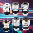 thumbnail image 2 of TINYSOME Achromatic Objective Lens 4X 10X 20X 40X 60X 100X for Biological Microscope Len, 2 of 17