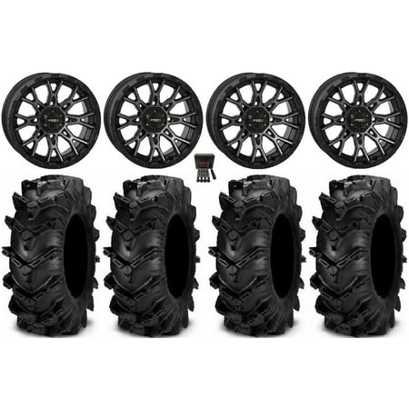 System 3 ST-6 14 Wheels Dark Tint 27 Cryptid Tires Kawasaki Teryx Mule System 3 ST-6 14 Wheels Dark Tint 27 Cryptid Tires Kawasaki Teryx Mule