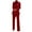 Red, variant on qolati Women's Two Piece Sets Pants Suits Dressy Business Casual Outfits 2024 Fall Professionals Blazer Pantsuits Set Work Office Red XL 10