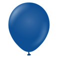 thumbnail image 1 of Kalisan - Globos Diseño Retro de Látex - Pack de 100 (Azul Oscuro), 1 of 2