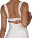thumbnail image 2 of Gibobby Mujeres Casual Sexy Color Sólido Kink Decoración Camisola Dentro Chaleco(Blanco,CH), 2 of 5