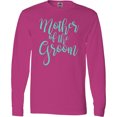 thumbnail image 3 of Inktastic Wedding Mother of the Groom in Teal Long Sleeve T-Shirt, 3 of 5
