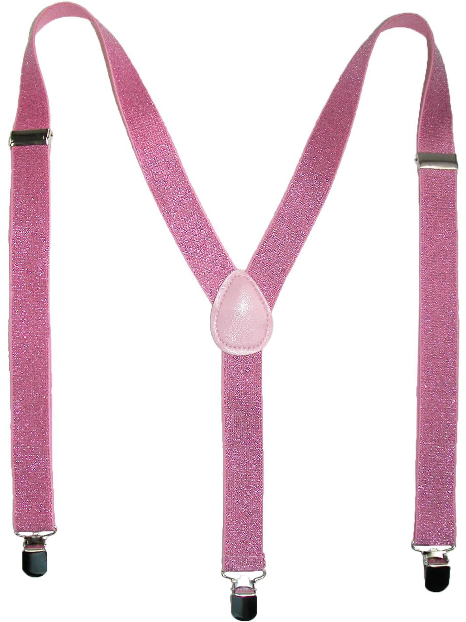 CTM CTM® Elastic Glitter Suspenders (Women's)
