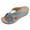 Light Blue, variant on Vintage Style Women's Sandals Anti-Slip Sole Low Heel Beach Travel Shoes Wide Size Summer Casual