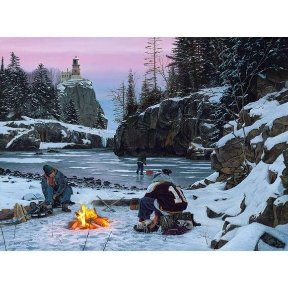 1000 Piece Blueboard Puzzle Terrence Fogarty Sports On the Rocks
