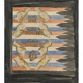 thumbnail image 2 of Carel Adolph Lion Cachet 12x13 Black Ornate Wood Framed Double Matted Museum Art Print Titled: Design for Banner of the Bond for Reformed Youth Organization (1874), 2 of 5